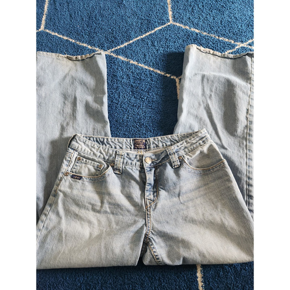 Cowgirl Up Jeans Women's Light Wash Boot Cut sz 10 - Picture 3 of 11